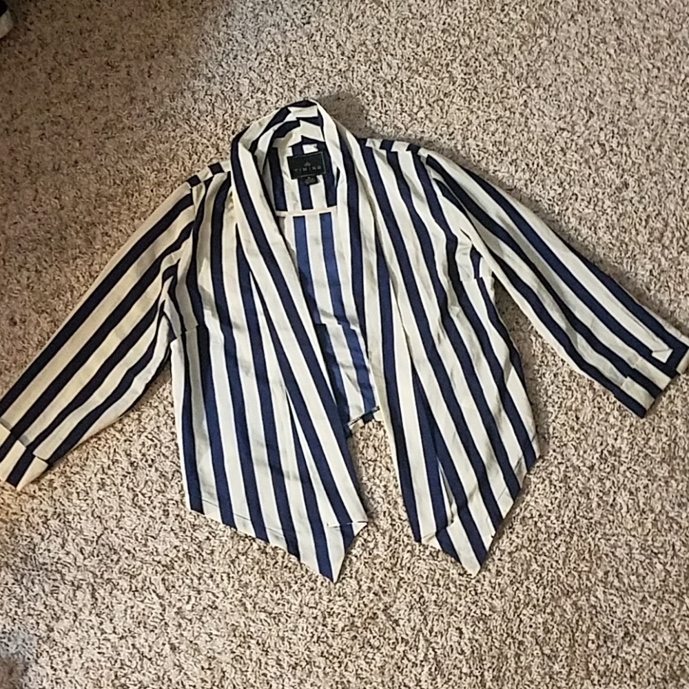 Striped blazer